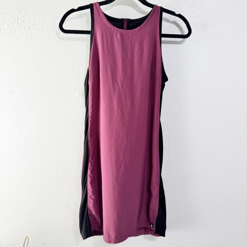 Smartwool Pink and Black merino  Mini Dress small